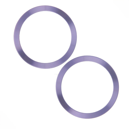 Metal Ring (2szt.) jasnofioletowy