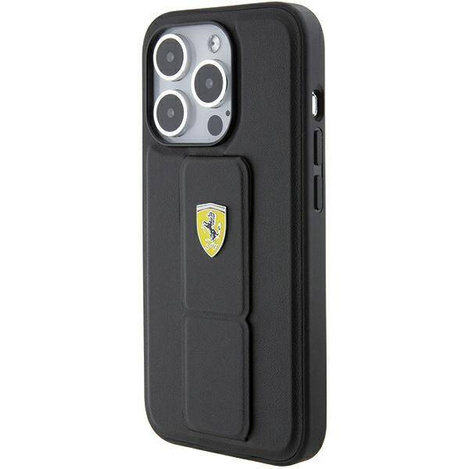 Ferrari nakładka do iPhone 15 Pro 6,1&quot; FEHCP15LGSPSIK HC GRIP STAND PU