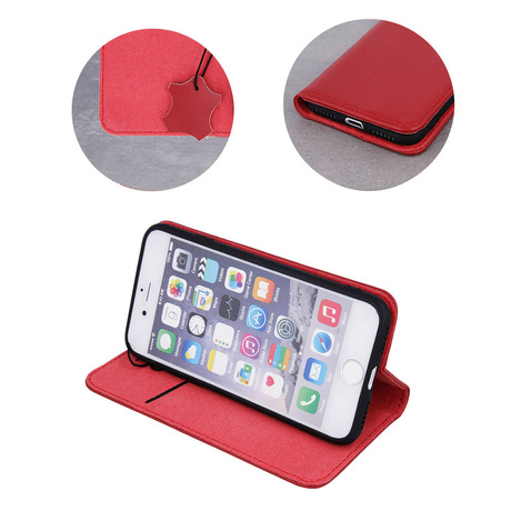 Etui skórzane Smart Pro do iPhone 11 bordowy