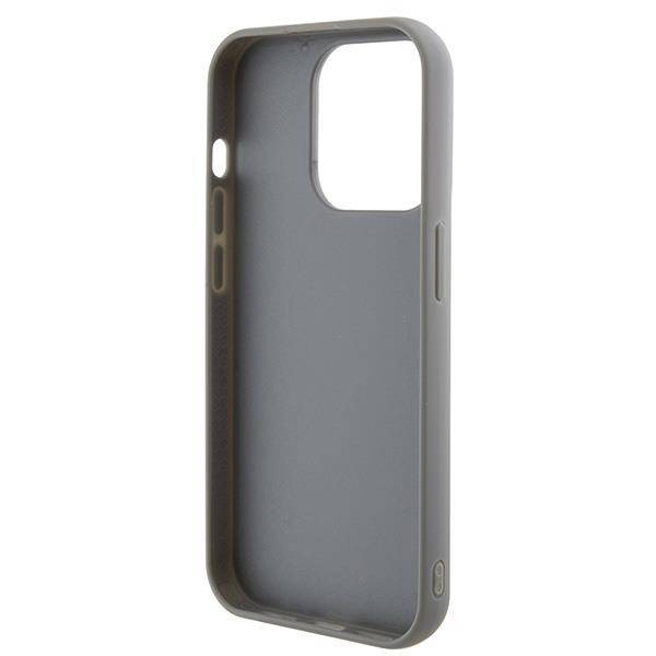 Guess Sequin Script Metal case for iPhone 15 Pro Max - silver