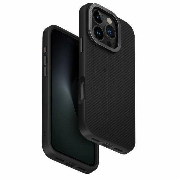 UNIQ etui Keva Max iPhone 16 Pro 6,3 Magclick Charging czarny/black(carbon)