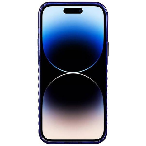 Audi IML MagSafe Case iPhone 14 Pro Max 6.7" niebieski/navy blue hardcase AU-IMLMIP14PM-A6/D3-BE