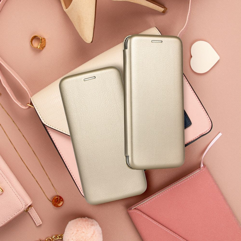Kabura Book Elegance do IPHONE 16 PLUS złoty