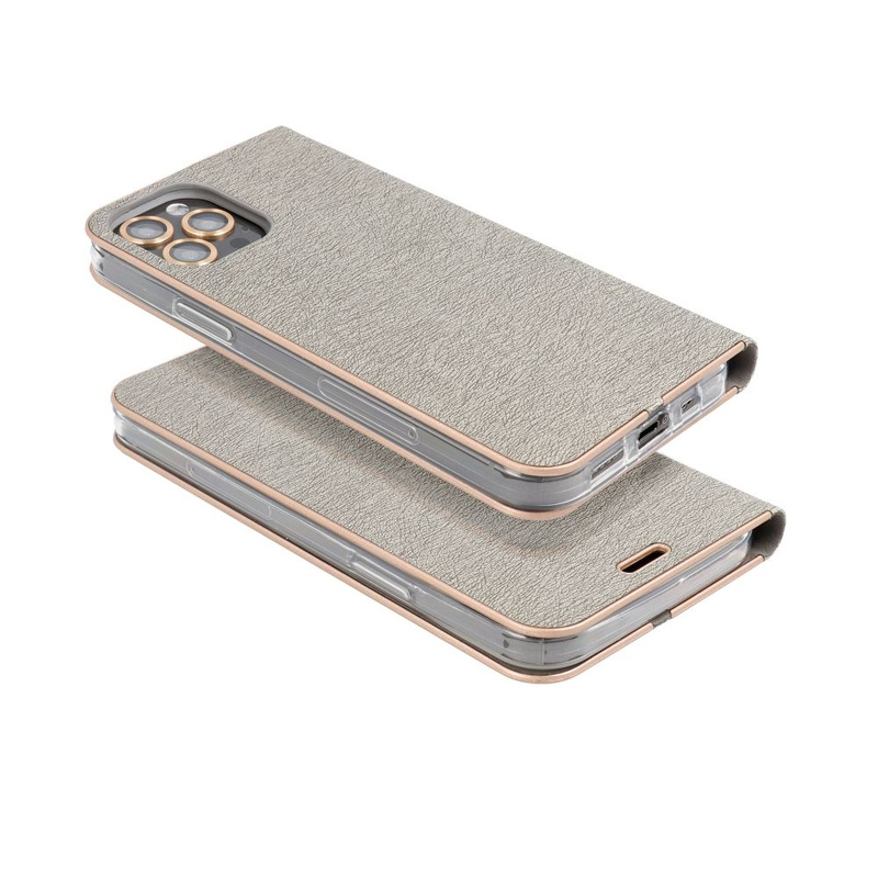 Kabura LUNA Book Gold do XIAOMI Redmi NOTE 13 4G srebrny