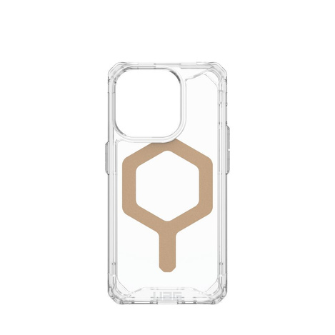 UAG Plyo Magsafe - Schutzhülle für iPhone 15 Pro kompatibel mit MagSafe (Eisgold)