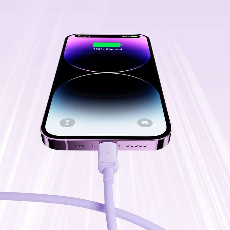 Lightning - USB 2.4A cable 1.2m Joyroom S-AL012A14 - purple
