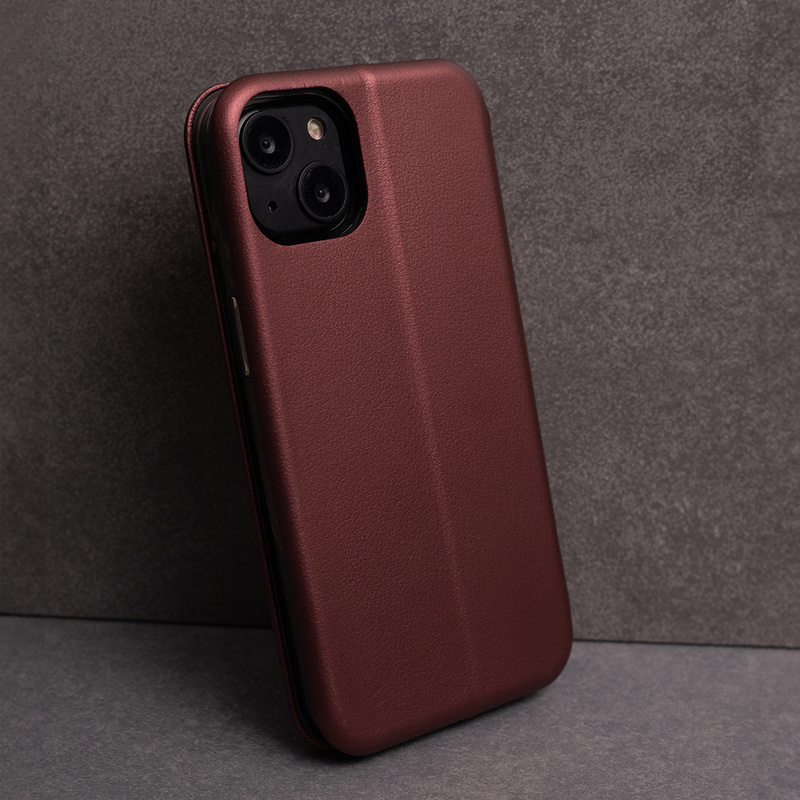 Etui Smart Diva do Xiaomi Redmi Note 13 Pro 5G (global) burgundowe
