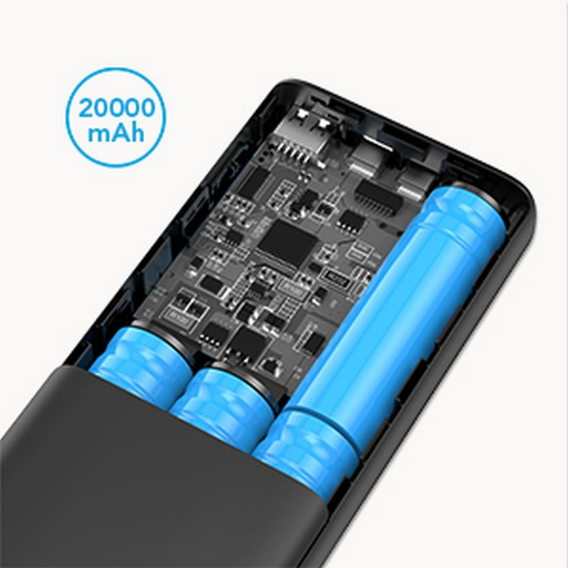Bateria zewnętrzna (Powerbank) VEGER T100 - 20 000mAh LCD Quick Charge PD 100W czarny (np do laptopa) (W2032C-100)