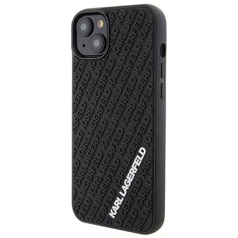 Karl Lagerfeld nakładka do iPhone 15 Plus 6,7" KLHCP15M3DMKRLK czarna HC 3D Multi Logo