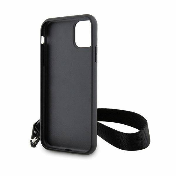 Karl Lagerfeld KLHCN61SAKLMBSK iPhone 11 / Xr 6.1&quot; black/black hardcase Monogram Losange Saffiano