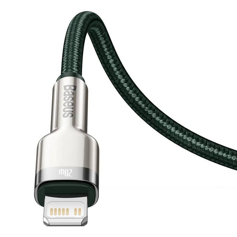 Baseus Cafule Series Metal Data Cable Type-C to iP PD 20W 2m Green