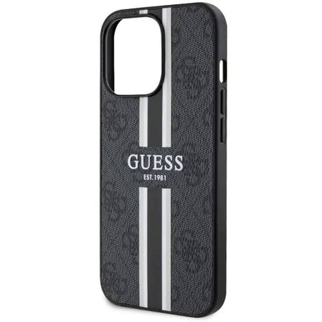 Guess GUHMP13XP4RPSK iPhone 13 Pro Max 6,7" czarny/black hardcase 4G Printed Stripes MagSafe