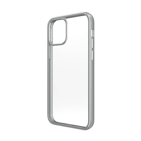 Case IPHONE 12 PRO MAX PanzerGlass ClearCase Satin Silver AB