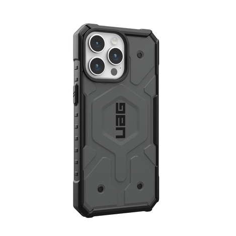 UAG Pathfinder Magsafe - Schutzhülle für iPhone 15 Pro Max (Silber)