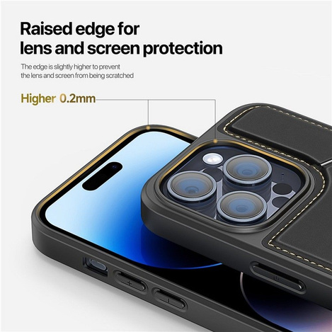 DUX DUCIS Rafi II Mag - etui back cover z podstawką kompatybilne z MagSafe do iPhone 14 Pro