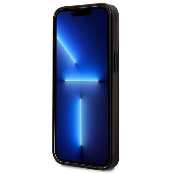 Karl Lagerfeld KLHCP13LTGKCK iPhone 13 Pro / 13 6,1&quot; Hardcase schwarz / schwarz Gradient Ikonik Karl &amp; Choupette