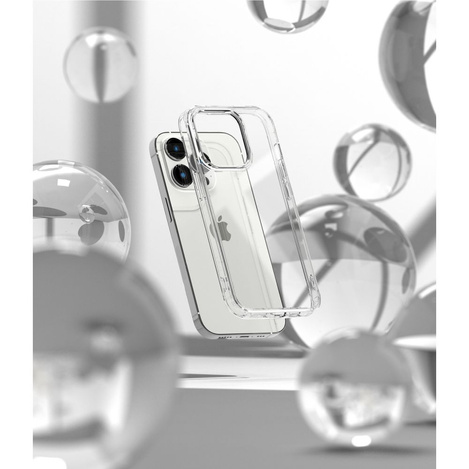 Ringke Fusion TPU Cover mit Gelrahmen für iPhone 14 Pro Max transparent (F645E52)