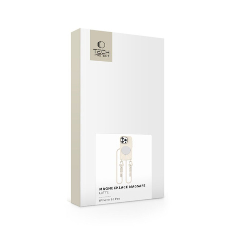 TECH-PROTECT MAGNECKLACE MAGSAFE IPHONE 16 PRO COSMIC LATTE