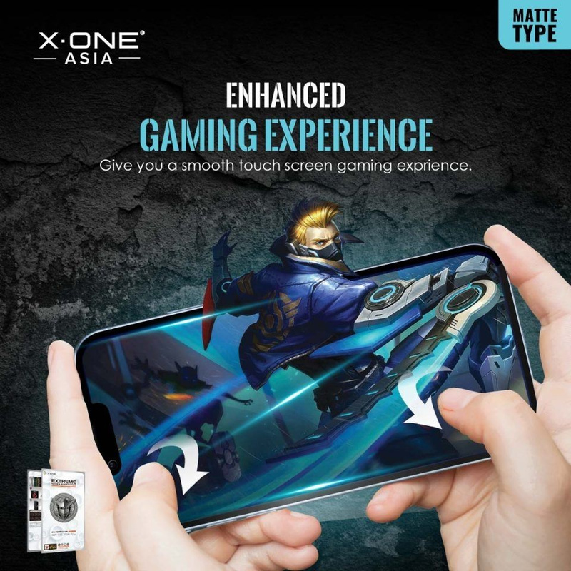 Szkło hartowane X-ONE Extreme Shock Eliminator 4th gen. Matowe - do iPhone 14 Pro Max/15 Plus