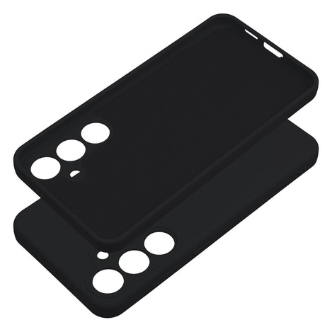 Etui do Samsung S24+ (Plus) czarne + Szkło na ekran + Szkło na aparat	