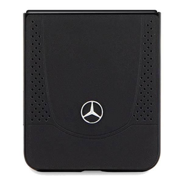 Original Case SAMSUNG GALAXY Z FLIP 5 Mercedes Hardcase Leather Urban (MEHCZF5ARMBK) black