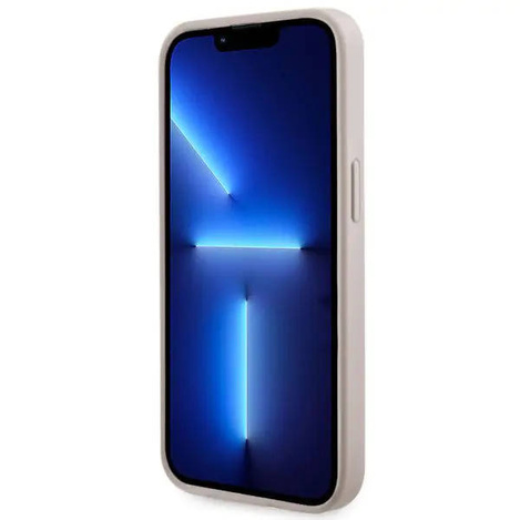 Guess GUHMP13LP4RPSP iPhone 13 Pro / 13 6,1" rosa/rosa Hartschale 4G bedruckte Streifen MagSafe