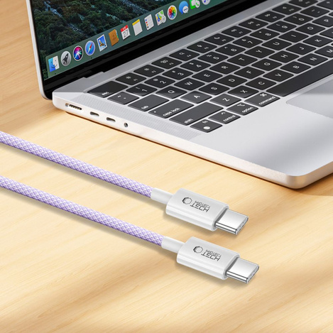 TECH-PROTECT ULTRABOOST LITE TYPE-C CABLE PD60W/3A 100CM MAUVE