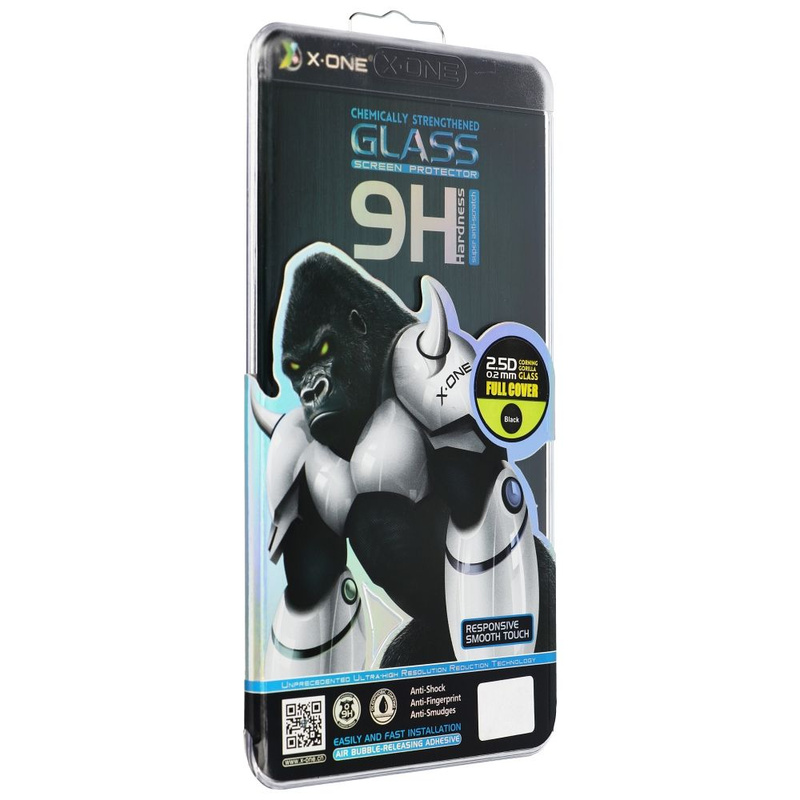 Szkło hartowane X-ONE 3D Full Cover - do Samsung Galaxy S23 Plus (case friendly) - działający czytnik