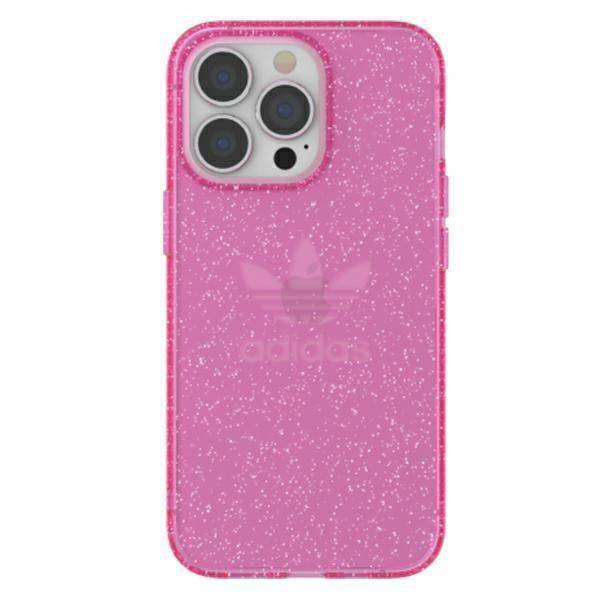 Adidas OR Protective iPhone 13 Pro / 13 6.1 "Clear Case Glitter pink / pink 47121