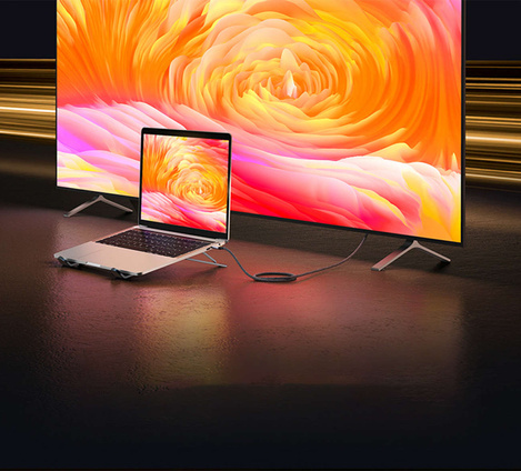 USB C – HDMI 2.1 8K 60Hz Kabel 1,5 m Ugreen CM565 – Grau