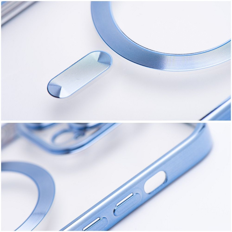 Futerał Electro Mag Cover kompatybilny z MagSafe do IPHONE 15 PRO niebieski