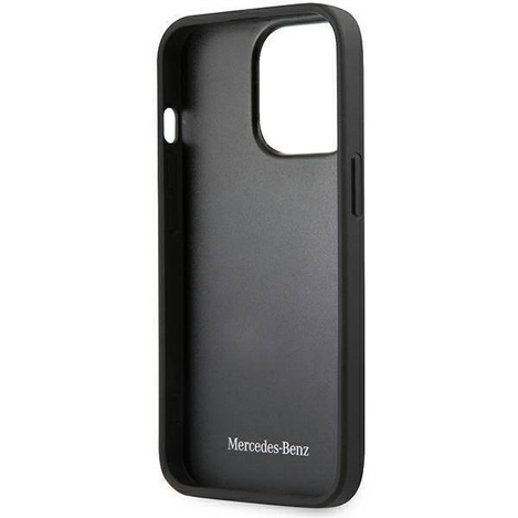 Etui Mercedes Leather Urban do iPhone 15 Pro Max - czarne