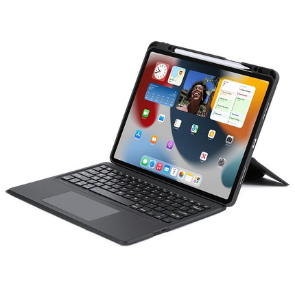 DUX DUCIS DK - etui składane z klawiaturą bezprzewodową do iPad Pro 12.9 (2020/2021/2022) czarne