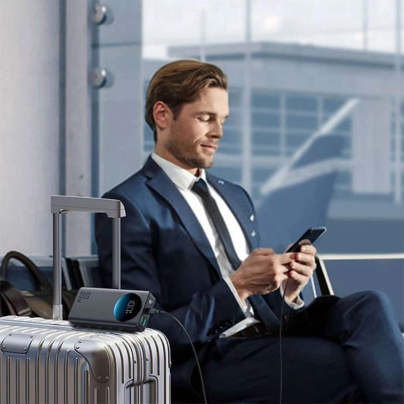 Powerbank Joyroom JR-PBF02 30W 20000mAh + USB-A - USB-C Kabel 0,25m - Schwarz