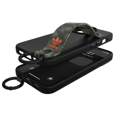 Adidas OR Hand Strap Case iPhone 13 Pro /13 6,1" schwarz-grün/schwarz-grün 47111