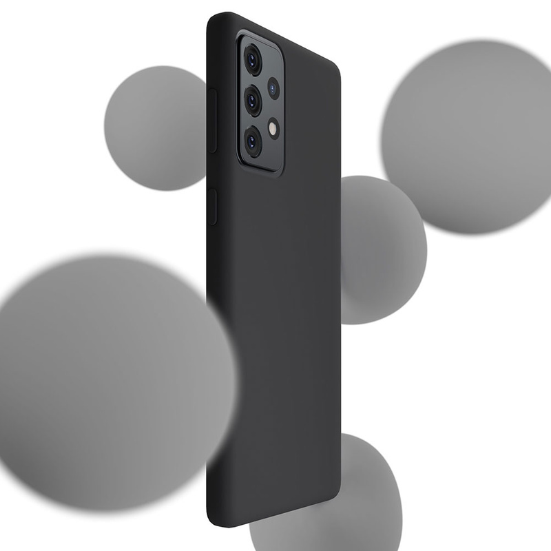 3MK SILICONE CASE SAMSUNG A52 4G/5G A52s 5G BLACK
