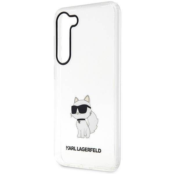 Karl Lagerfeld KLHCS23SHNCHTCT S23 S911 transparenter Hartschalenkoffer Ikonik Choupette