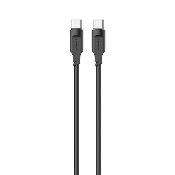 USAMS Kabel USB-C na USB-C PD Fast Charging 1,2m 100W Lithe Series czarny/black SJ567USB01(US-SJ567)