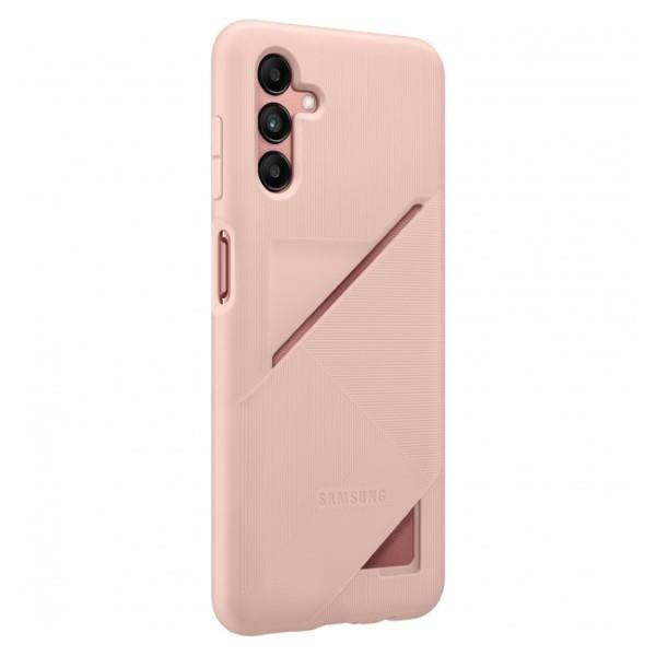 Samsung Card Slot Cover etui do Samsung Galaxy A04s silikonowy pokrowiec portfel na kartę miedziane (EF-OA047TZEGWW)