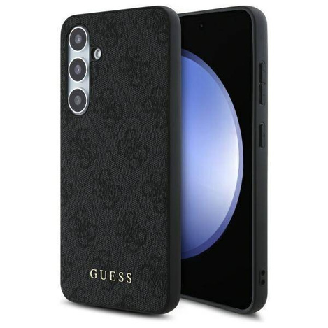Oryginalne Etui GUESS hardcase 4G Metal Gold Logo GUHCS24FEG4GFGR do Samsung Galaxy S24 FE szary
