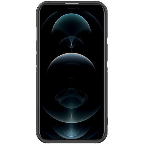Nillkin Cyclops Case wytrzymałe etui z osłoną na aparat i składaną podstawką iPhone 13 Pro Max czarny