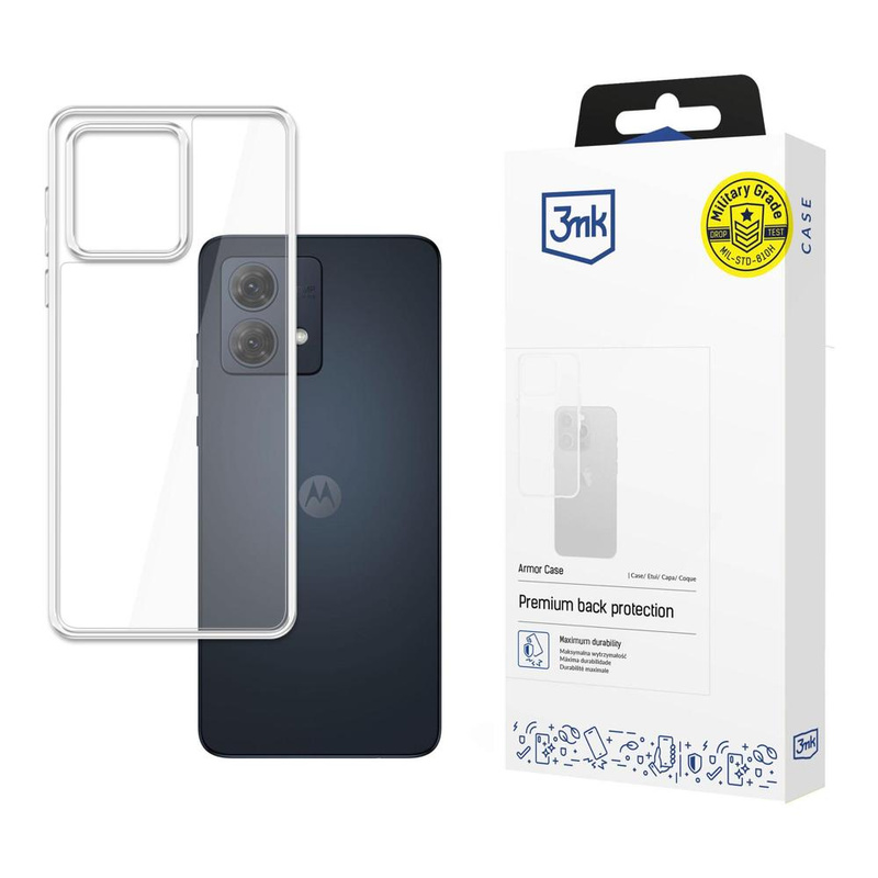 Etui 3mk Armor Case na Motorola Moto G84 5G - przezroczyste