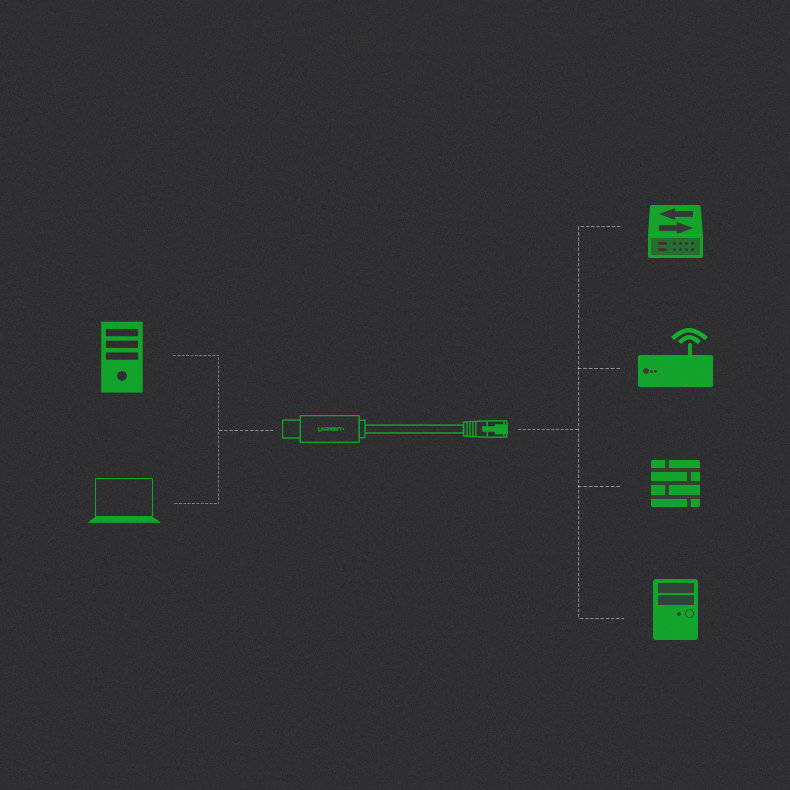 Ugreen kabel konsolowy przejściówka USB - Ethernet RJ45 1,5m czarny (CM204)