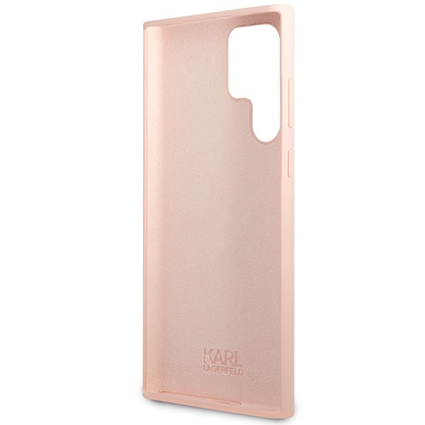Karl Lagerfeld Silicone NFT Ikonik - Etui Samsung Galaxy S23 Ultra (różowy)