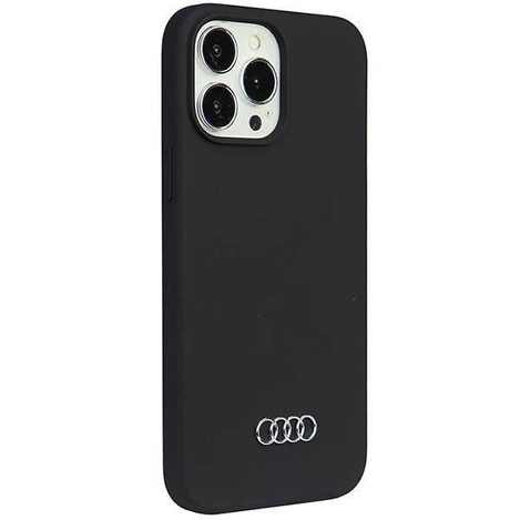 Audi Silicone Case iPhone 13 Pro Max 6.7&quot; black/black hardcase AU-LSRIP13PM-Q3/D1-BK