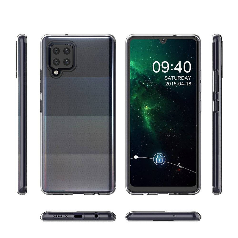 Żelowy pokrowiec etui Ultra Clear 0.5mm Samsung Galaxy A12 przezroczysty