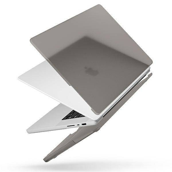 UNIQ etui Claro MacBook Pro 14" (2021) przezroczysty szary/smoke matt grey