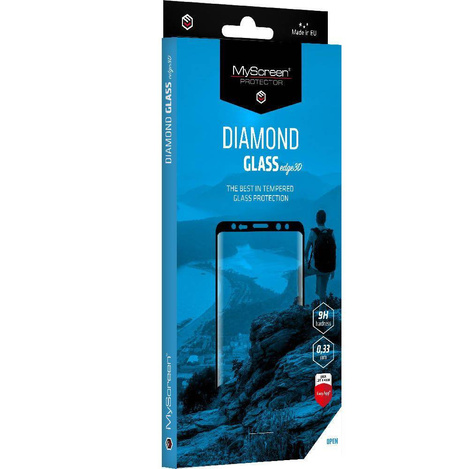 Hartowane szkło MyScreen Diamond Glass edge3D do Samsung Galaxy S22 Ultra czarne