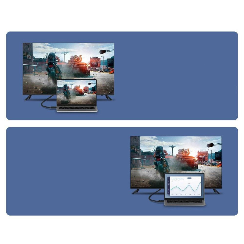 Baseus kabel przewód HDMI 2.0 4K 30 Hz 3D HDR 18 Gbps 5 m czarny (CAKGQ-D01)
