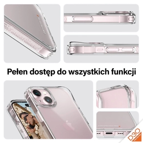 PanzerGlass Privacy Bundle 3in1 transparente Hülle + Sichtschutzglas + Kameraschutz für iPhone 15 Plus